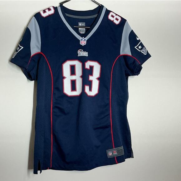 Wes Walker New England Patriots NFL Nike Football Jersey Women's size XL - Picture 1 of 7
